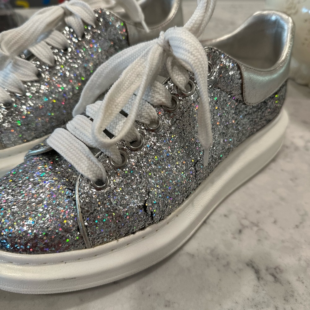 Alexander McQueen Glitter Shoes